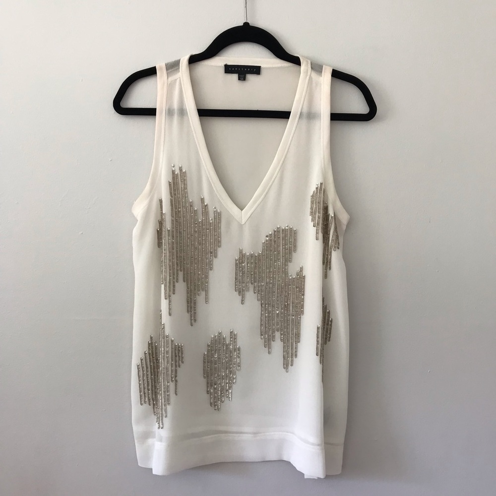 Anthropologie Sanctuary Sheer Sleeveless Blouse